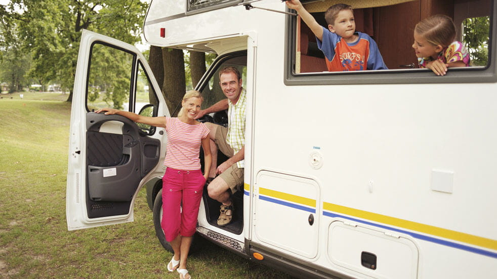 Plan your first motorhome holiday; holiday with kids